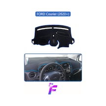 Ford Courier 2020+ Ekranlı Torpido Örtüsü Güneşten Korur Kolay Montaj Tam Uyum E95 Torpido Halısı