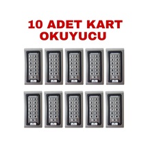 Sr-200 Mf-w Ip68 Su Geçirmez Mifare Kartlı Ve Şifreli Geçiş Sistemi Rfıd Kart Okuyucu 13.56 Mhz 10 Adet