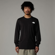 M L/s Easy Tee Black Renkli