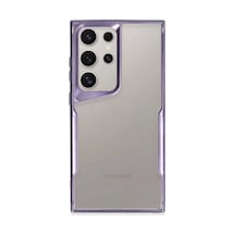 Newface Samsung Galaxy S24 Ultra Kılıf Boyi Silikon Kapak - Derin Mor