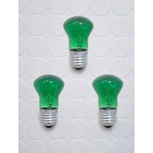 Yeşil Işık Ampulü Dark Aesthetic Room Decor Gece Lambası 10watt 3 Adet