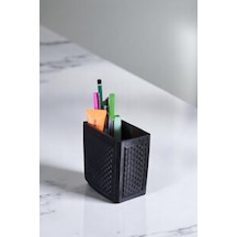 Kalemlik Masa Kalemliği Organizer Kalemlik Siyah Renk Model 92 Çok Renkli