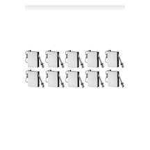 Benzin İle Çalışan Magnezyum Ateşleyici Metal Kibrit Çakmak 10 Adet Gri