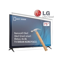 LG Uyumlu 75up77006lb Tv Ekran Koruyucu - 75" İnç