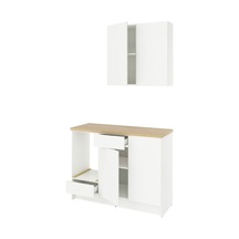 Ikea Beyaz Dayanıklı Mutfak Dolabı 180x61x220 Cm