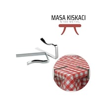 12 Adet Masa Örtüsü Kıskacı Paslanmaz Çelik Masa Örtüsü Mandalı Metal Kıskaç