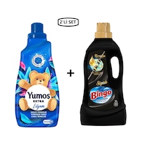 Yumoşlilyumyumuşatıcı1440ml+bingosiyahlariçinsıvıçamaşırdeterjanı