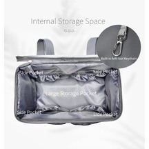 Flybuy Su Geçirmez Pratik Büyük Kapasiteli Bebek Bezi Çantası Anne Çantası Siyah