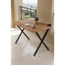 Bahçe Masası Ahşap Balkon Teras Cafe 110 70 Mutfak Yemek Masası 9830 Atlantik Çam Sadece Masa Çok Renkli