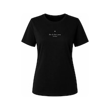 Trender Do It For You Baskı Siyah Kadın T-shirt 26yl71595010 Trender Do It For You Baskı Siyah Kadın T-shirt 26yl71595010