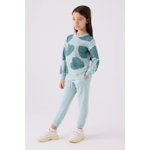 Rolypoly Kız Çocuk Mavi Eşofman Takımı Rp3472-c-v2 Mavi