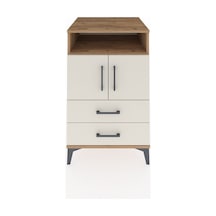 Kronos Komodin 2 Raflı 2 Çekmeceli 2 Kapaklı 60x59x96 Çam-aytaşı Atlas Çam