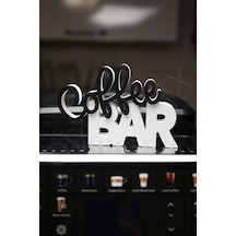 Coffee Bar Dekoratif Yazı - Kahve Köşesi Aksesuarı Siyah Coffee Bar - 836016861