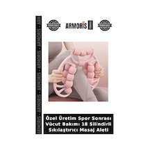 Özel Üretim Spor Sonrası Vücut Bakımı 18 Silindirli Sıkılaştırıcı Masaj Aleti Çok Renkli