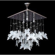 Kelebek Avize Beyaz 30 X 30 Cm