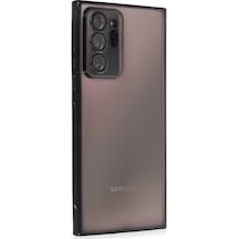 Samsung Galaxy Uyumlu , Note 20 Ultra Kılıf Razer Lensli Silikon - Siyah