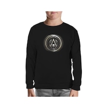 Assassin'S Creed 5 Siyah Çocuk Sweatshirt Siyah