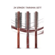 Elsa Professional 007 İnce Fön Fırçası 3'lü