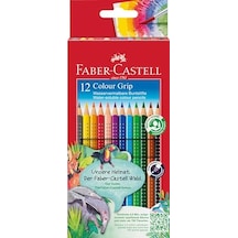 Faber-castell Grip 2001 Boya Kalemi, Karton Kutu, 12 Renk 124-Pembe