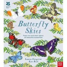 National Trust: Butterfly Skies Press Out And Learn About 20 Beau