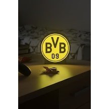 Borussia Dortmund Bvb Tasarımlı Dekoratif Aydınlatma Çok Renkli