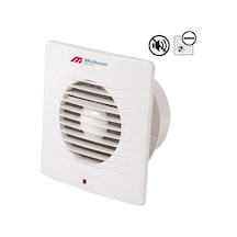 Mutlusan 10 CM 100 12 W 100 M3/H 2450 DD 220/230 V Monofaze Banyo Tipi Kare Aspiratör Fan
