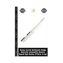 Delux Serisi Balıkçılık Doğa Aktivite Lineaeffe Master Squid Egi Kamış 270cm 1-4gr Standart