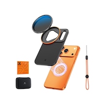 K&f Concep Apple iPhone 17 Pro Uyumlu Değişken Ayarlanabilir Nd2-32 Filtre + Manyetik Filtre Montaj Adaptörü