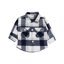 Civil Baby Oduncu 6-18 Ay Gömlek - Lacivert 9-12 Ay