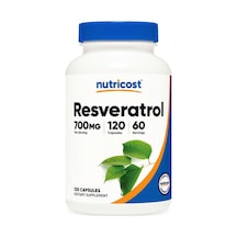 Nutricost Resveratrol 700mg, 120 Capsules - Vegan, Gluten Free Aromasız Nutricost Resveratrol 700mg, 120 Capsules - Vegan, Gluten Free Aromasız