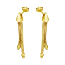 Altın Dorikalı Küpe T081493 Sarı Altın