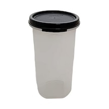 Ayrex Circular 650 Ml Siyah Yumurta Kabı Yuvarlak Kutu Kuru Saklama Stoku Dekorasyon Geri Sihirli Kutu Kahve Pedleri İ Diğer