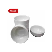 36 Adet - 12cm Melamin Çorba Kasesi, Cacık, Meze, Komposta