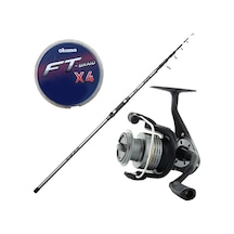 Yekoutdoor Surf Oltası Seti Okuma Revenger Tele Surf 420 Cm 4 Parça Surf Kamışı&okuma Revenger Rv-65 Fd Olta Makinesi