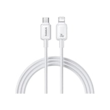 Crystal Hızlı Şarj C+lightning 20w 1m Data Kablo - Beyaz Genel