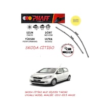 Skoda Citigo Ön Muz Silecek Takımı 2012 Model Araca Özel Aparat