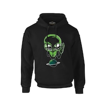 Alien On Planet Siyah Erkek Fermuarsız Kapşonlu 001 Alien On Planet Siyah Erkek Fermuarsız Kapşonlu 001