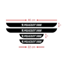 Peugeot 5008 Kapı Eşiği 4 Lü Aksesuar