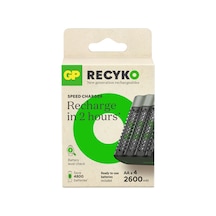 Gp M452 Usb Hızlı Şarj Cihazı 4 Adet 2600 Aa Kalem Pilli Set