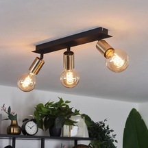 Riolıght Modern3 Siyah3 3xe27 Duylu3 Mafsallı Hareketli Başlık Glop Ampul Hariç Metal Spot Avize Siyah