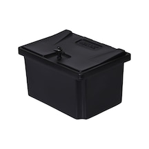 Motosiklet Pizza Çantası Paket Servis Çantası Kilit Mekanizmalı Cv120 - Siyah