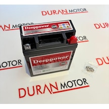 Deeppower 12v 5 Ah 12n5l-bs Motosiklet Aküsü. Cup Aküsü