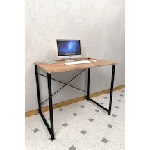60x90 Çalışma Masası Metal Ayaklı Bilgisayar Masası Ofis Masası Atlantik Çam 60x90 Çalışma Masası Metal Ayaklı Bilgisayar Masası Ofis Masası Atlantik Çam