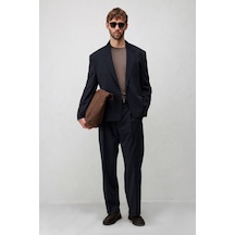 Antioch Relaxed Fit Erkek Blazer Ceket Açık Lacivert