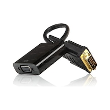 Dark DVI-D - VGA Aktif Dönüştürücü Kablo DVI-D Erkek - VGA Dişi