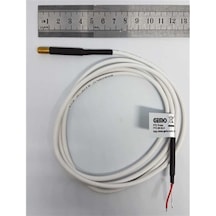 Gemo PTC-H-130C Sıcaklık Sensörü 1,5m Silikon Kablolu (2 telli) PTC Sensör, Uç Çapı 6 mm, (-50°C ... +130°C)