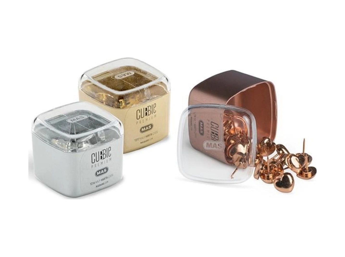 Harita Çivisi Cubbie Premium Kalp Sılver 1316 Diğer