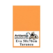 Turuncu Eva 50x70 Cm 1 Adet Eva Süngeri Okul Kreş Anasınıfı Elişi Etkinlikleri