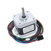 17hs4401 Nema 17 Step Motor 0.42n.m D Mil 2 Faz 1.5a 1.8 Derece 200 Adım 3d Yazıcı Printer