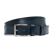Lacivert Erkek N-040-126 Grande Spor Kemer Genişlik 4 Cm
